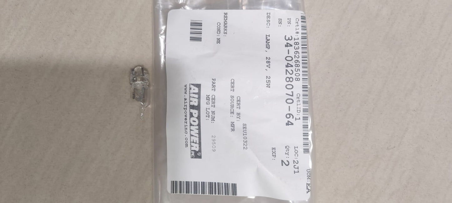 34-0428070-64	LAMP, 26V, 25W