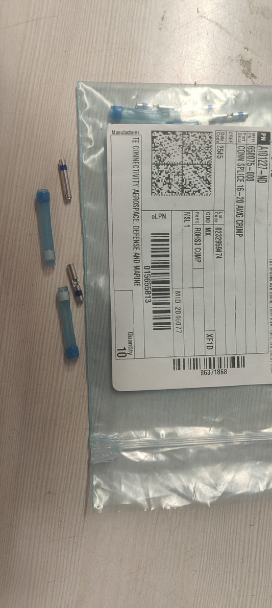 D-436-36	CONN SPLICE 16-20 AWG CRIMP, IN LINE WIRE CONNECTOR