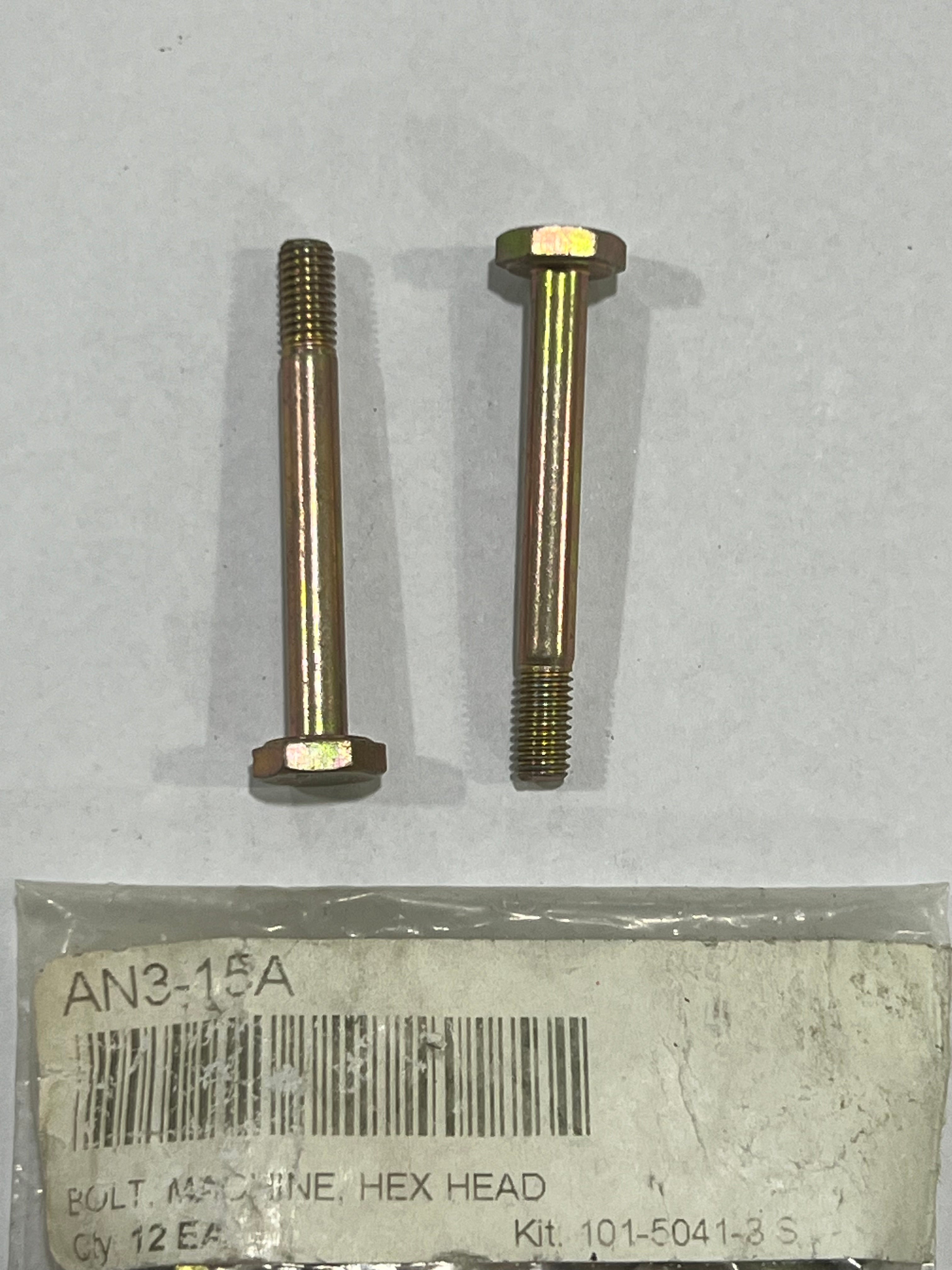 Hexagon Bolt AN3-15A – AMT Aviation