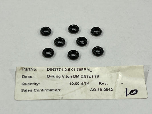 O RING DIN3771-2.5X1.78FPM