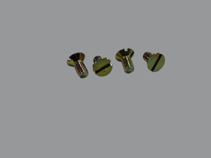 SCREW, SLOTTED COUNTERSUNK FLAT HEAD.    Part No. DIN963-AM4X8-YZP