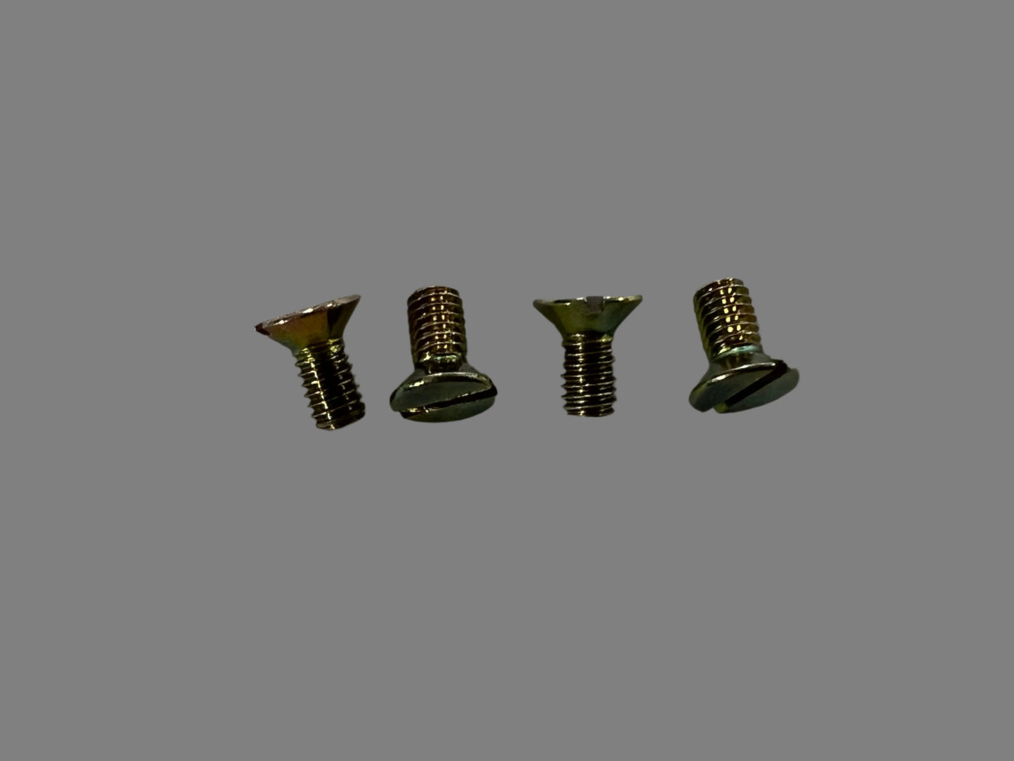 SCREW, SLOTTED COUNTERSUNK FLAT HEAD.    Part No. DIN963-AM4X8-YZP