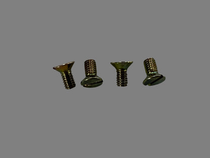 SCREW, SLOTTED COUNTERSUNK FLAT HEAD.    Part No. DIN963-AM4X8-YZP
