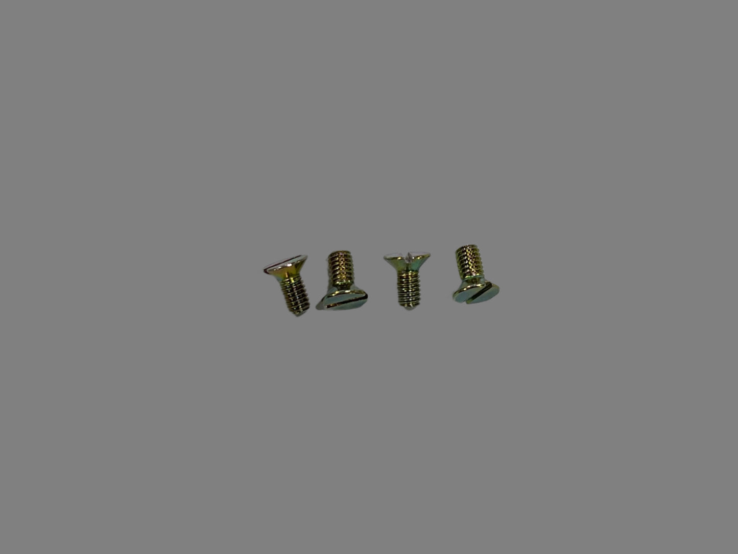 SCREW, SLOTTED COUNTERSUNK FLAT HEAD.    Part No. DIN963-AM4X8-YZP