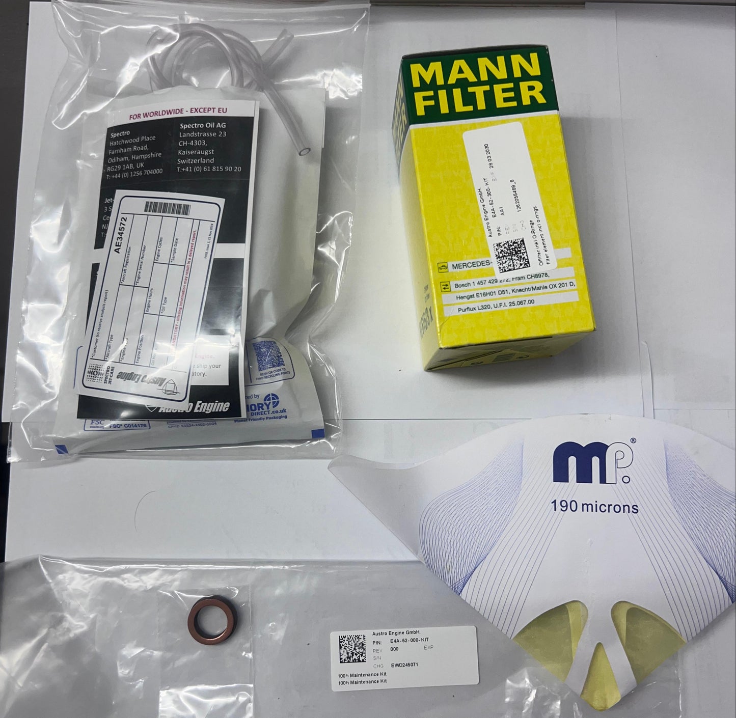 E4A-52-000-KIT Austro Engine 100h Maintenance / Service Kit